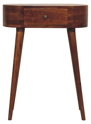 Produktbild von Artisan Furniture Massivholz Mini-Konsole Albion in Kastanienfinish