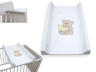 Produktbild von Wickeltisch Wickelbrett Wickelplatte Wickeltischauflage 80x50 cm  weiss