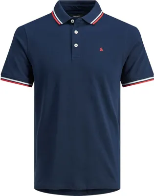 Obrázek produktu pro Pánské polo triko Slim Fit JJEPAULOS 12143859 Navy Blazer, 3XL