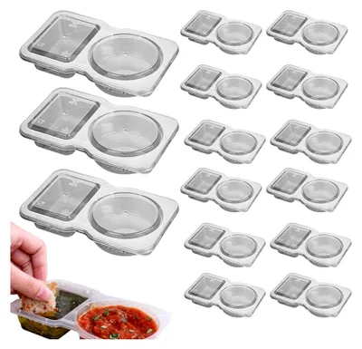 Produktbild von Gewürzbehälter mit Deckel, 15-teiliges Set für Snacks und Gewürze