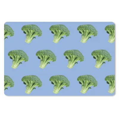 Obrázek produktu pro Podložka pod myš - Zelenina - Vzory - Modrá - Fialová - 27x18cm - Podložka pod myš