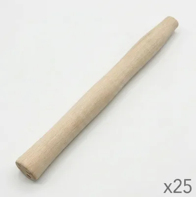 Obrázek produktu pro Sada 25 DŘEVĚNÝCH NÁKONCŮ pro kladivo 28 cm s rukojetí, UNIVERZÁLNÍ DRŽÁK