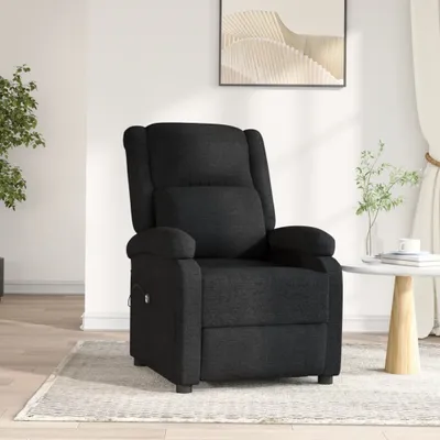 Obrázek produktu pro The Living Store Lehátko Electric Black Fabric