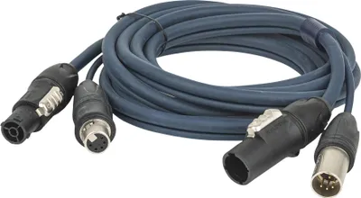 Produktbild von DAP FP-16 Hybrid Cable - powerCON TRUE1 & 5-pin XLR IP - DMX / Power DMX & Strom - 150 cm