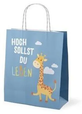 Produktbild von Geschenktüte Kleine Lieblinge – Giraffe, 24 × 20 × 8 cm, bunt