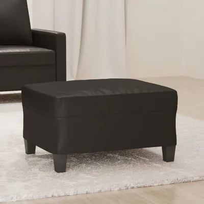 Produktbild von "im Angebot" Fußhocker Schwarz 70x55x41 cm Kunstleder - Fußhocker CC15826