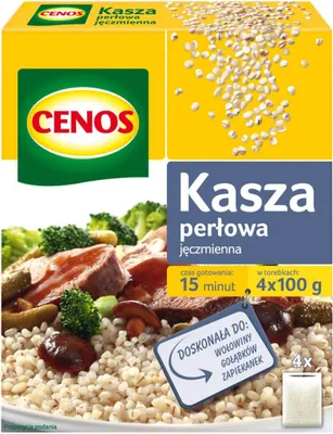 Image de Cenos Gruaux d'orge perlé 400 g (4 sachets)