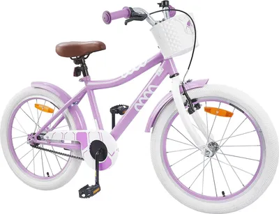 Obrázok produktu pre vidaXL Detské bicykle 18 palcov pre deti vo veku 5-7 rokov Fialová