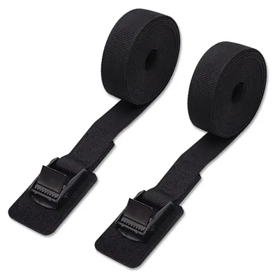 Image de Lot de 2 sangles de tension de 2,5 cm x 6 m avec coussin de protection, pour bateau, remorque, camion, voiture