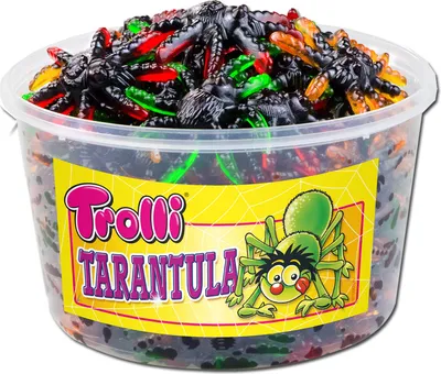 Produktbild von Trolli Tarantula extra weiche Fruchtgummi Spinnen 6 Sorten, 975g