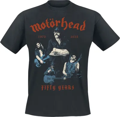 Produktbild von Motörhead T-Shirt Herren 50 Lemmy Collage schwarz S