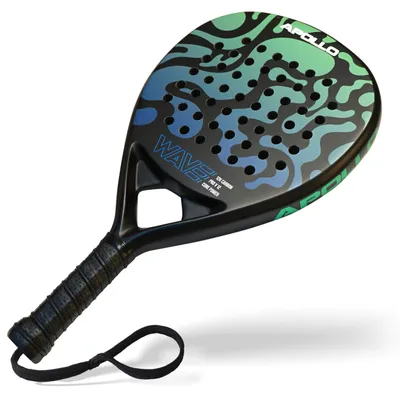 Produktbild von Padelschläger / Padel Racket - 12 K Wave - Mint/Blue