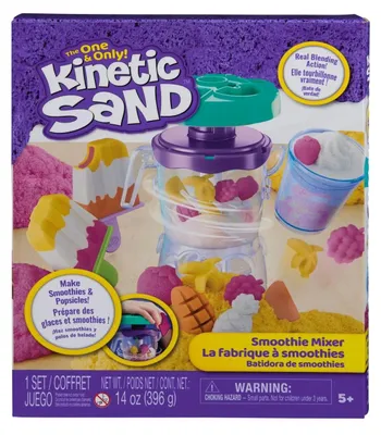 Produktbild von Kinetic Sand - Smoothie Mixer Spielset (mit 397 Gramm Sand in 3 Farben)