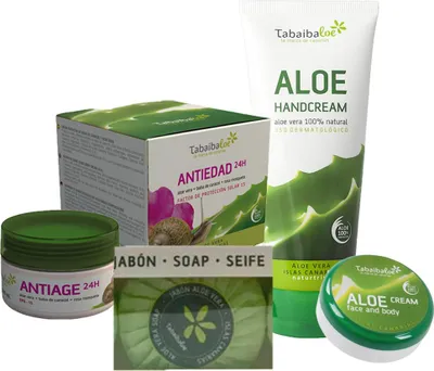Produktbild von Tabaibaloe Aloe Vera Geschenkset 4-Teilig
