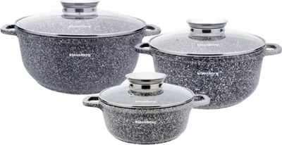 Produktbild von Klausberg Marmoriertes Topfset Kb-7533