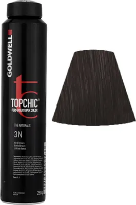 Produktbild von Goldwell Topchic The Naturals, Braun, 3N, Dark Brown, Unisex, 250 ml, Alle Haare