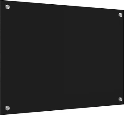 Obrázok produktu pre vidaXL Kuchynský splashback čierny 70 x 50 cm Tvrdené sklo
