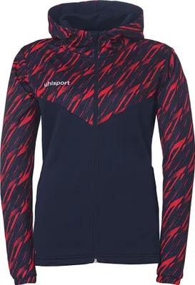 Produktbild von Uhlsport Progressive 28 Kapuzenjacke Damen - Marine / Rot