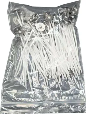 Produktbild von 100pcs/Bag 8-20 cm Lampwick Safe Safe Niedrigrauchwäsches Wachskern für Party-Größen:12 cm