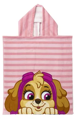 Produktbild von Frottéhandtuch mit Kapuze The Paw Patrol Rosa 50 x 115 cm