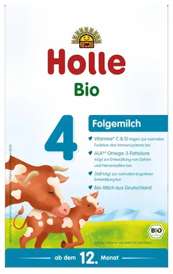 MLEKO KROWIE 4 OD 1 ROKU ŻYCIA BIO 600 g - HOLLE