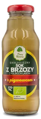 SOK Z BRZOZY Z PIGWOWCEM BIO 270 ml - DARY NATURY