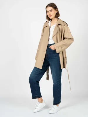 Obrázok produktu pre Silvian Heach Trench-coat - GPP23179TR - Beige- Veľkosť: M(EU)