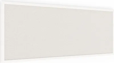 Immagine prodotto di Bacheca in sughero bianco 100x40 cm cornice in legno BIANCA