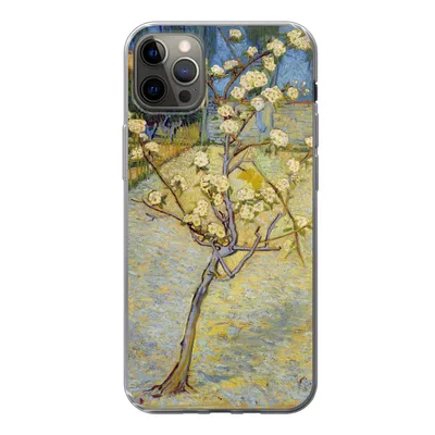 Produktbild von MuchoWow® Handyhülle Schutzhülle Hülle für iPhone 13 Pro Max Blühender Birnbaum - Vincent van Gogh Silikon Softcase Handy Hülle - Mobiltelefon