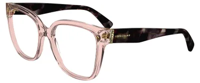 Produktbild von Longchamp LO2745 Transparent rose/havana 54/17/140 Damen Brillen