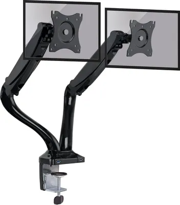 Produktbild von Schwaiger FULL MOTION 2, Klemme, 12 kg, 33 cm (13"), 68,6 cm (27"), 100 x 100 mm, Schwarz