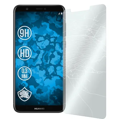 Produktbild von 2er-Pack PhoneNatic Glas-Folie klar  kompatibel mit Huawei P Smart - Panzerglas für P Smart