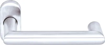 Produktbild von OGRO Drückerlochteil PREMIUM 8907 FS/6620 - mit Rosette, Alu silber eloxiert
