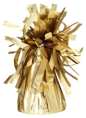 Zdjęcie produktu dla Ciężarek do balonów Złoty Szampański obciążnik Gold 7cm 130g