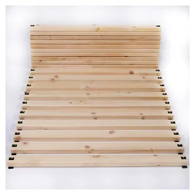 Produktbild von Zirben Rollrost aus metallfreiem Naturholz bis 300kg Flächenlast (Gurtband nicht montiert, 90 x 200)
