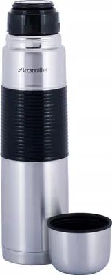Produktbild von Vakuum-Thermoskanne Trinkflasche Thermobecher 1 L Kamille