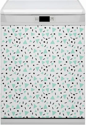 Produktbild von Magnet für Spülmaschine Abwaschbar 60x80 cm Magnet für Spülmaschine Magnetmatte Dekor - Muster Retro