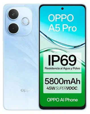 Imagen del producto de OPPO A5 Pro 6.67" HD+ 256GB 8(+8)GB Feather Blue
