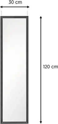 Obrázek produktu pro Zrcadlo s háčkem BEA černé 30x120