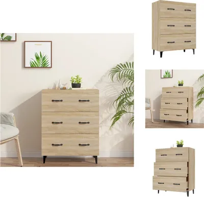 Obrázek produktu pro vidaXL Příborník Sonoma-dub 69,5x34x90 cm materiál na bázi dřeva - Příborníky
