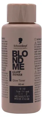 Produktbild von Schwarzkopf Professional BlondMe Glow Toner 9-19 Ice-Irisè 60ml - Haartoner