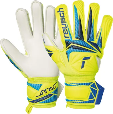 Produktbild von Reusch Torwarthandschuhe Attrakt Advance Junior mit ergonomischen Schnitt 2005 safe yellw/sharp blue 5