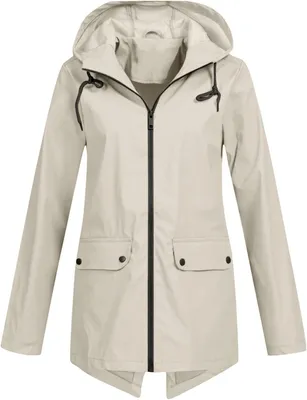 Produktbild von Windbreaker Damen mit Kapuze, für den Frühling, winddichte Jacke