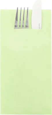 Produktbild von Airlaid Besteckservietten Pistazie, 40 x 40 cm, 75 Stück - Mank
