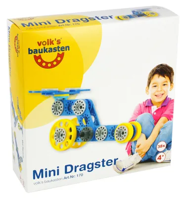 Zdjęcie produktu dla Zestaw konstrukcyjny Klocki Volk Mini Dragster 38 el.