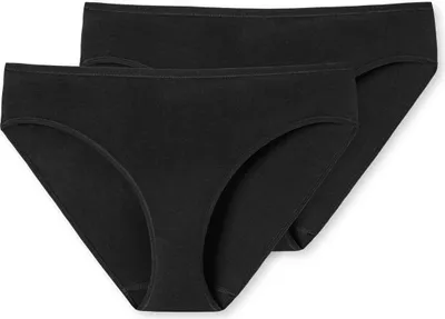Produktbild von Schiesser Damen 2 er Pack Tai Gr. 42  schwarz