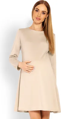 Zdjęcie produktu dla PeeKaBoo Damska sukienka ciążowa Zhaz Beige S/M
