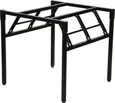 Produktbild von Klappgestell für Tisch, Schreibtisch NY-A024, für Büro, Hotel, Restaurant, Maße 76x76x72,5 cm, Schwarz