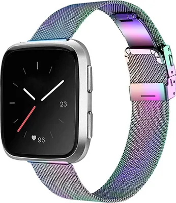 Produktbild von SYSTEM-S Armband 20 mm Milanaise aus Metall für Huawei Watch Smartwatch in Bunt