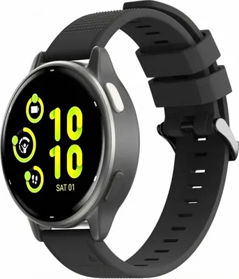Productafbeelding van imoshion QuickFit® Siliconen bandje - Garmin 22 mm aansluiting - Zwart